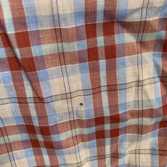 Vintage 80s Saddle King Western Pearl Snap Plaid Short Sleeve Button-Up - Picture 8 of 9